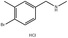 (4-Bromo-3-methyl-benzyl)-methyl-amine hydrochoride,2305079-73-4,结构式