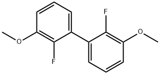 2,2'-difluoro-3,3'-dimethoxy-1,1'-biphenyl Struktur