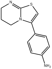 4-{5H,6H,7H-[1,3]噻唑并[3,2-A]嘧啶-3-基}苯胺, 23223-88-3, 结构式