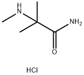 2-甲基-2-(甲基氨基)丙酰胺盐酸,23232-72-6,结构式