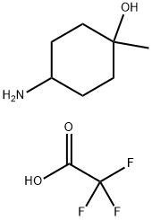 4-amino-1-methyl-1-cyclohexanol trifluoroacetic acid salt,233764-33-5,结构式