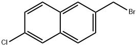 2-bromomethyl-6-chloronaphthalene Structure