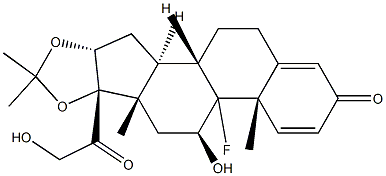 Triamcinolone Impurity 1 Struktur