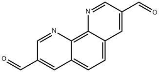 1,10-Phenanthroline-3,8-dicarboxaldehyde Structure