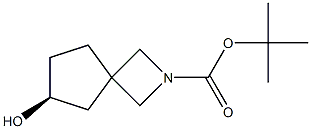 tert-butyl (6S)-6-hydroxy-2-azaspiro[3.4]octane-2-carboxylate Struktur