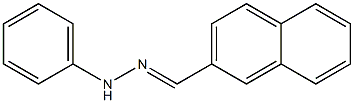 2-NAPHTHALDEHYDE PHENYLHYDRAZONE Structure