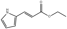 3-(2-吡咯)丙烯酸乙酯, 2433-65-0, 结构式