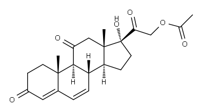 醋酸波尼松杂质4, 2435-02-1, 结构式