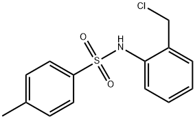 N-[2-(氯甲基)-苯基]-4-甲基苯-1-磺酰胺 结构式