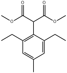 (2,6-DIETHYL-4-METHYLPHENYL)MALONIC ACID DIMETHYL ESTER,243973-72-0,结构式