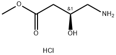 (S)-Methyl 4-amino-3-hydroxybutanoate hydrochloride Structure