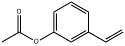 3-乙酰氧基苯乙烯, 2454-30-0, 结构式