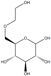6-O-Hydroxyethyl-D-glucose 结构式
