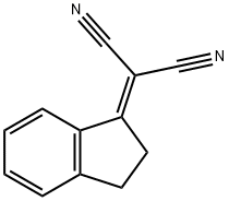 2-(2,3-Dihydro-1H-inden-1-ylidene)malononitrile Structure