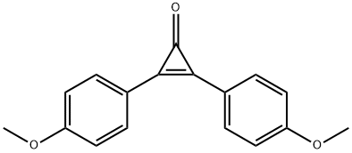2-Cyclopropen-1-one, 2,3-bis(4-methoxyphenyl)- Structure