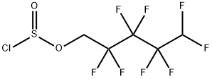 Chlorosulfurous acid, 2,2,3,3,4,4,5,5-octafluoropentyl ester Struktur