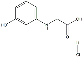 R-3-hydroxyphenylglycine hydrochloride Structure