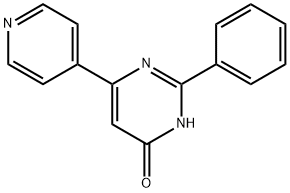 4-Hydroxy-2-phenyl-6-(4-pyridyl)pyrimidine Struktur