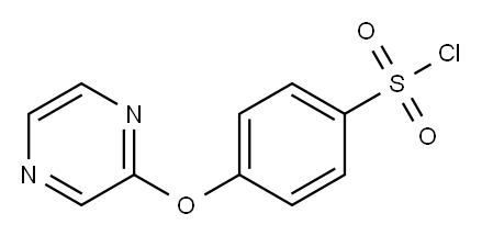 4-(2-吡嗪基氧基)苯磺酰氯,264624-18-2,结构式