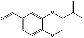 4-methoxy-3-[(2-methylprop-2-en-1-yl)oxy]benzaldehyde 结构式