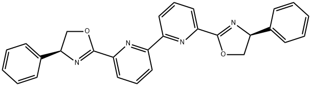 6,6'-bis((S)-4-phenyl-4,5-dihydrooxazol-2-yl)-2,2'-bipyridine Structure