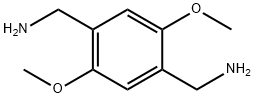 (2,5-dimethoxy-1,4-phenylene)dimethanamine, 2745-67-7, 结构式