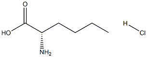 (S)-2-氨基己酸盐酸盐,27493-25-0,结构式