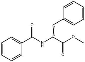 methyl ester of benzoylaminocinnamic acid 结构式