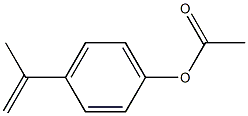 4-(prop-1-en-2-yl)phenyl acetate Struktur