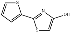 4-Hydroxy-2-(2-thienyl)thiazole Struktur