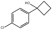1-(4-Chlorophenyl)cyclobutanol,29480-09-9,结构式
