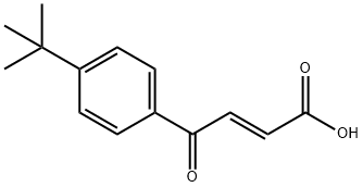 2-Butenoic acid, 4-[4-(1,1-dimethylethyl)phenyl]-4-oxo-, (2E)- Structure