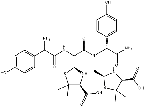 阿莫西林杂质3,297175-66-7,结构式