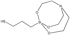 2,8,9-Trioxa-5-aza-1-silabicyclo[3.3.3]undecane-1-propanethiol 结构式