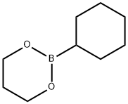 2-cyclohexyl-1,3,2-dioxaborinane Structure