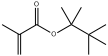 2-propenoic acid-2-methyl-1,1,2,2-tetramethylpropyl ester Struktur