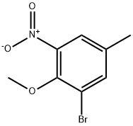 1-Bromo-2-methoxy-5-methyl-3-nitro-benzene|1-溴-2-甲氧基-5-甲基-3-硝基苯