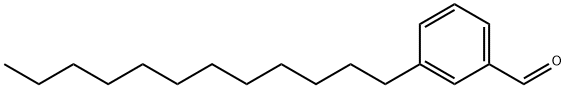 3-十二烷基苯甲醛, 307498-21-1, 结构式