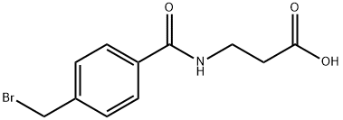 3-{[4-(bromomethyl)phenyl]formamido}propanoic acid,307988-96-1,结构式