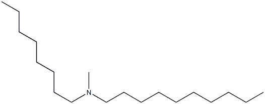 N-methyl-N-octyldecylamine Structure