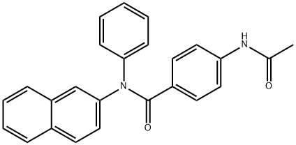 4-(acetylamino)-N-(2-naphthyl)-N-phenylbenzamide Structure