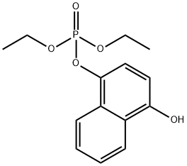 磷酸二乙酯1-羟基萘-4-基酯,31487-42-0,结构式