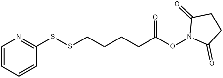 N-Succinimidyl-5-(2-pyridyldithio)valerate Struktur