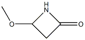 4-甲氧基氮杂环丁烷-2-酮, 31968-41-9, 结构式
