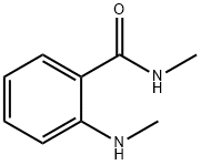 N-甲基-2-(甲基氨基)苯甲酰胺,32212-33-2,结构式