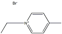 1-エチル-4-メチルピリジニウムブロミド 化学構造式