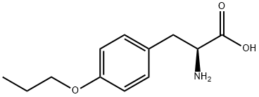 (2S)-2-amino-3-(4-propoxyphenyl)propanoic acid Struktur