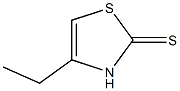 4-乙基-2-巯基噻唑 结构式