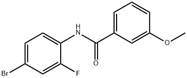 333349-92-1 N-(4-bromo-2-fluorophenyl)-3-methoxybenzamide