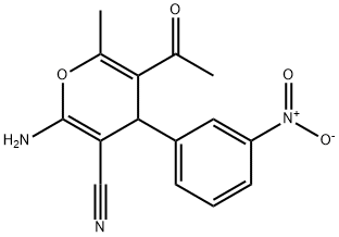 334501-02-9 5-acetyl-2-amino-6-methyl-4-(3-nitrophenyl)-4H-pyran-3-carbonitrile